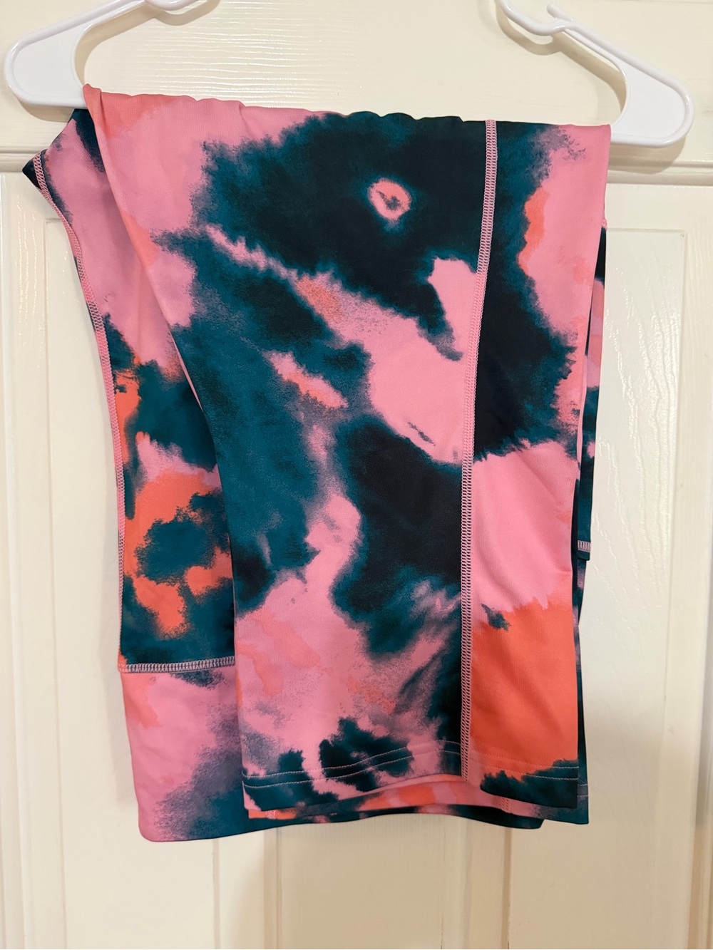 tek gear Pink and Teal Tie-Dye Active Leggings